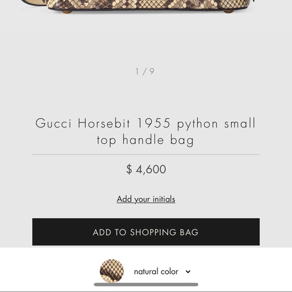 Sylvie Python Handbag ❤️ - Picture 3 of 3